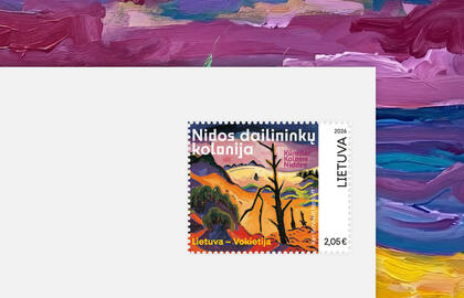 Pašto ženklas „Nidos dailininkų kolonija“