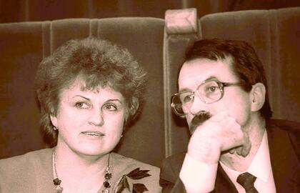 Kazimiera Prunskienė, Romualdas Ozolas