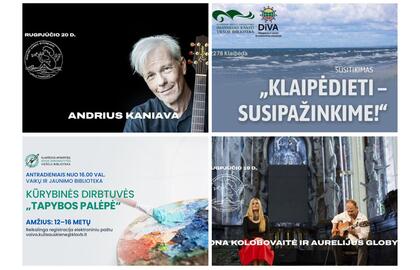 Renginiai Klaipėdoje ir aplink: ką veikti artimiausiomis dienomis