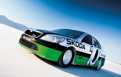 2011 metais „Škoda Octavia RS“ pasiekė pasaulio greičio rekordą