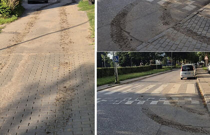 statybvietė, gatvės, nešvara