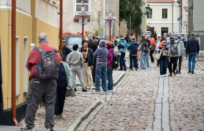 turistai, Klaipėdos senamiestis