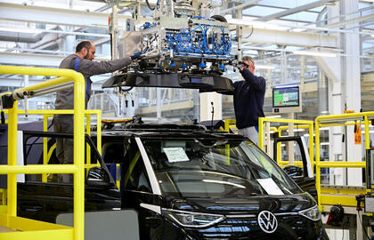 volkswagen gamykla
