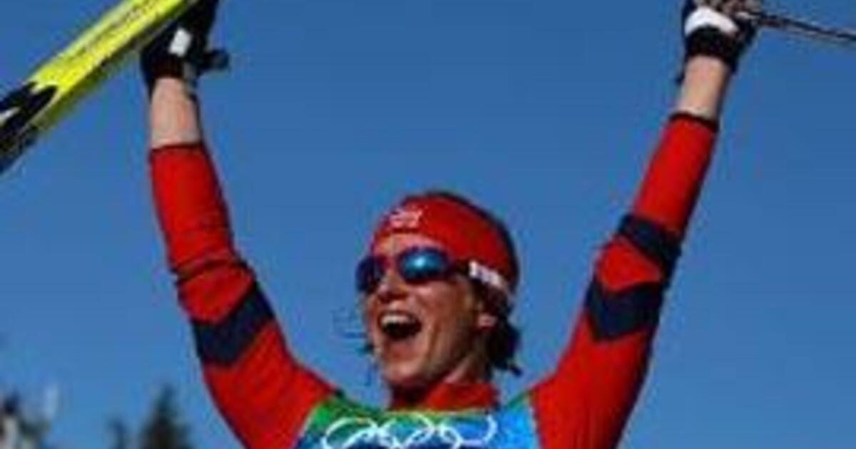 Den norske skiløperen M. Bjorgen vant sin andre gullmedalje i Vancouver