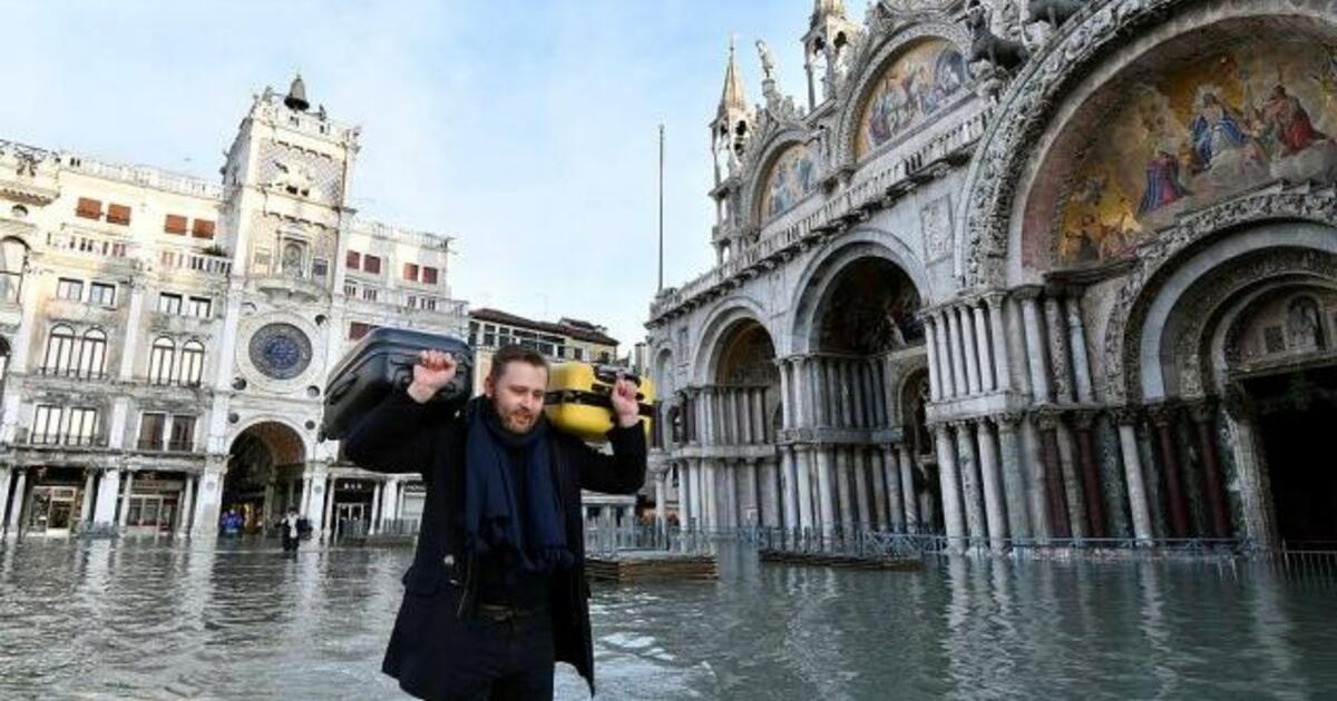 La perla del turismo italiano – Venezia è stata sommersa da un altro maremoto