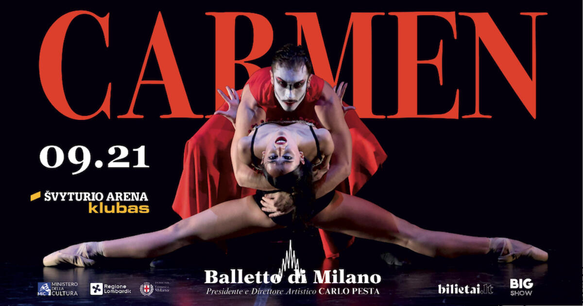 Il Balletto di Milano, il teatro nazionale italiano, presenta Carmen