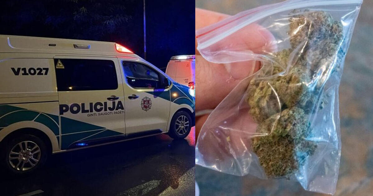 Nieko labai jau ir nenustebino: žolę pametė mokyklos koridoriuje