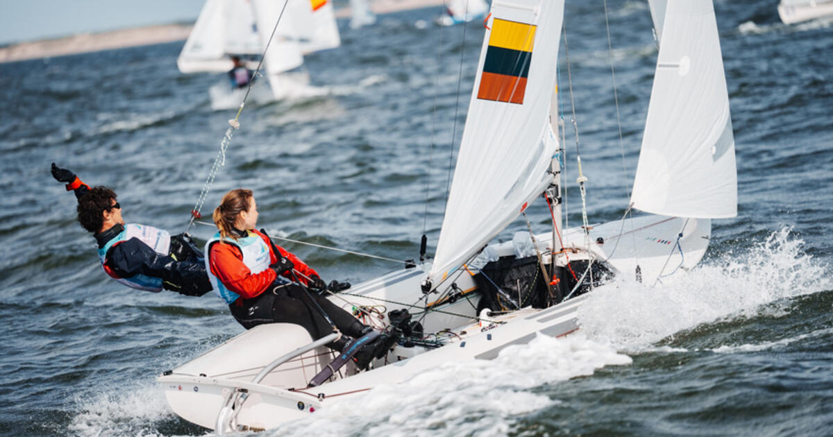 Per la prima volta nella storia della Lituania, a Nida inizia il Campionato Mondiale Junior della classe olimpica di yacht “470”