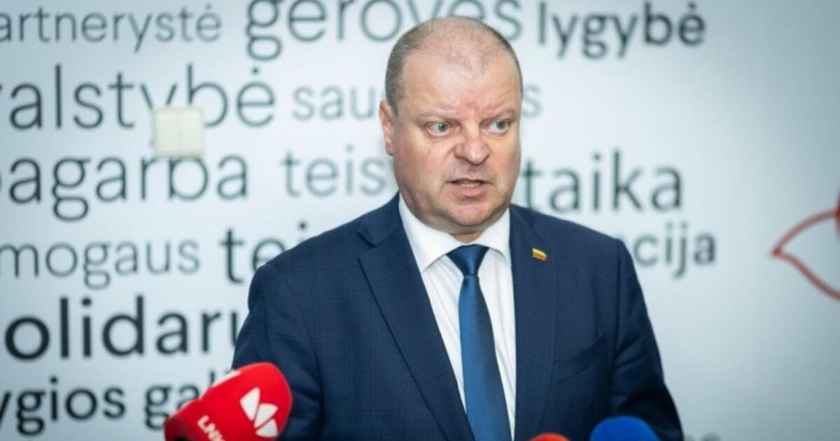 Skvernelis apie demokratų ir socdemų pokalbius del koalicijos: kliuvinys visą laiką buvau aš