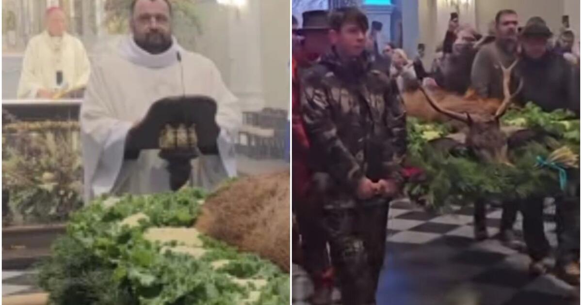 Žmonės liko pakraupę: pamaldų metu ant altoriaus – ką tik sumedžiotas elnias