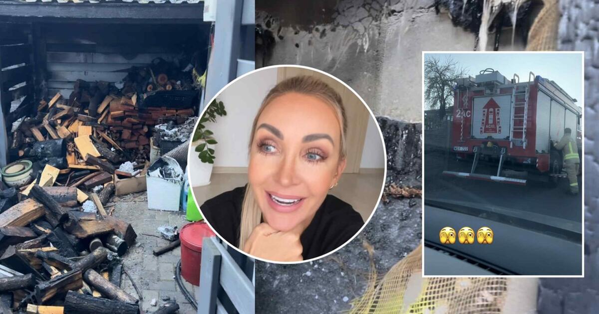 Gerdos Žemaitės namų kieme kilo gaisras