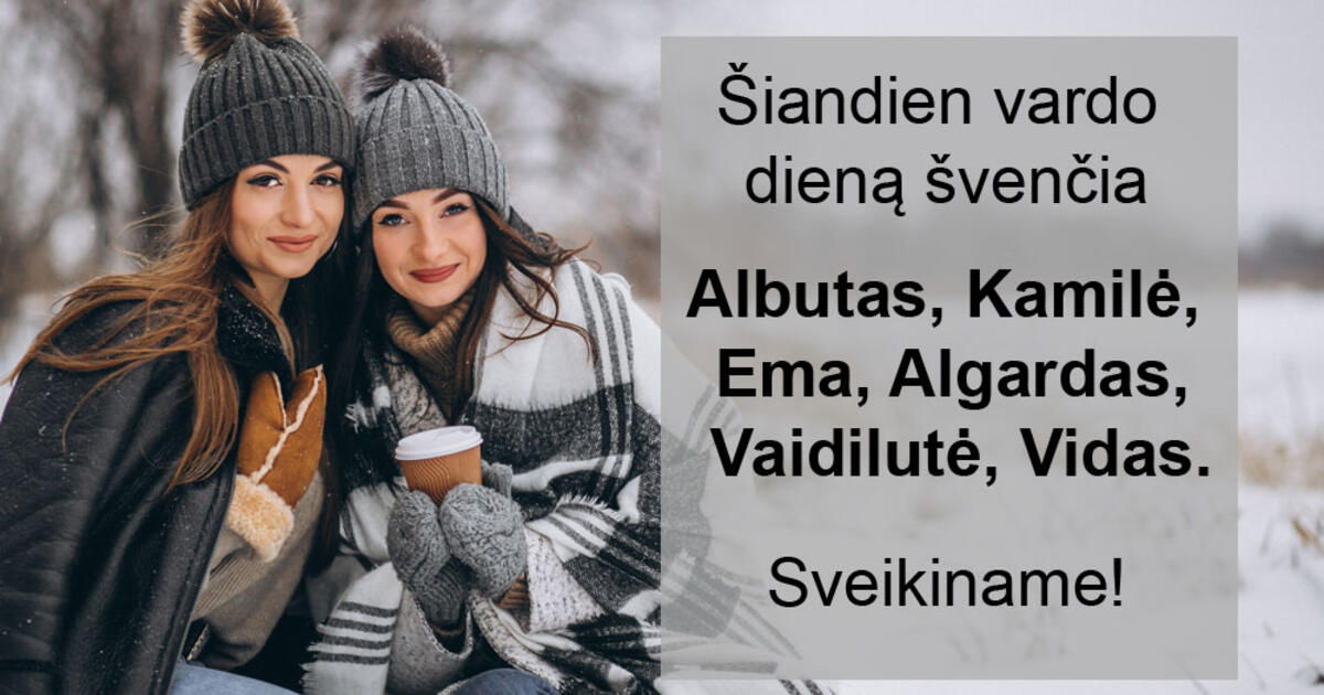 Gruodžio 28-ąją vardo dieną švenčia