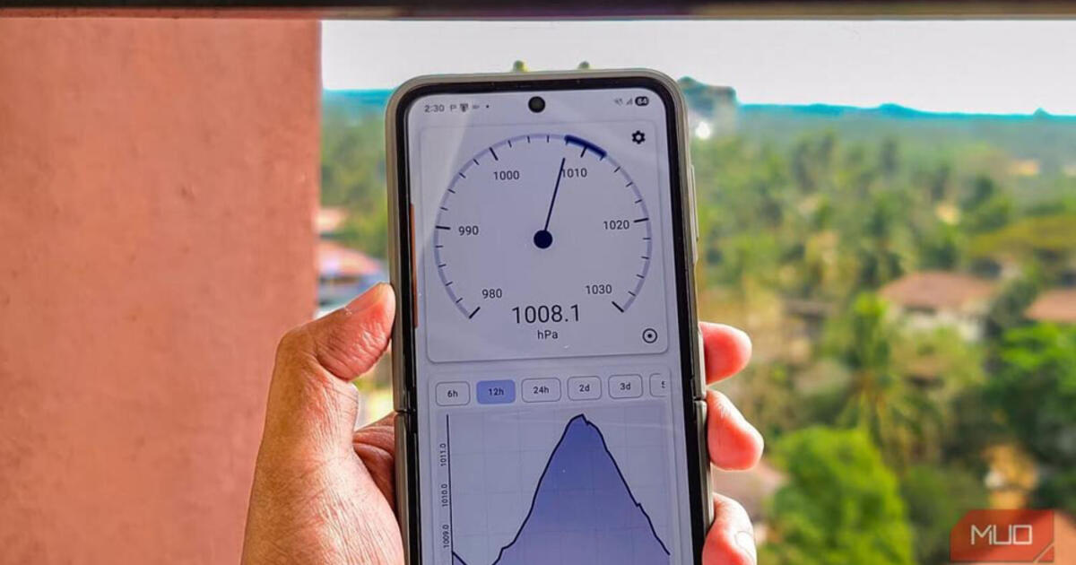 Barometras išmaniajame telefone gali numatyti orus tiksliau nei prognozės – štai kaip tai veikia