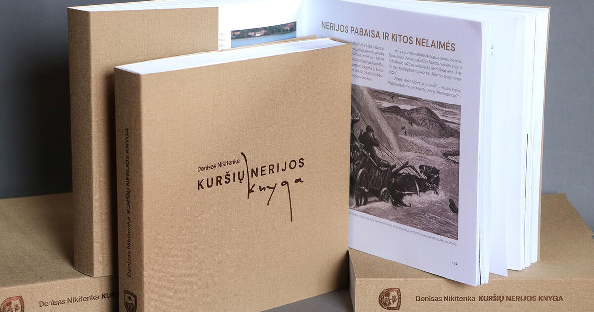 Kuršių nerijos knyga: patraukliu stiliumi apie ypatingiausią vietą Žemėje