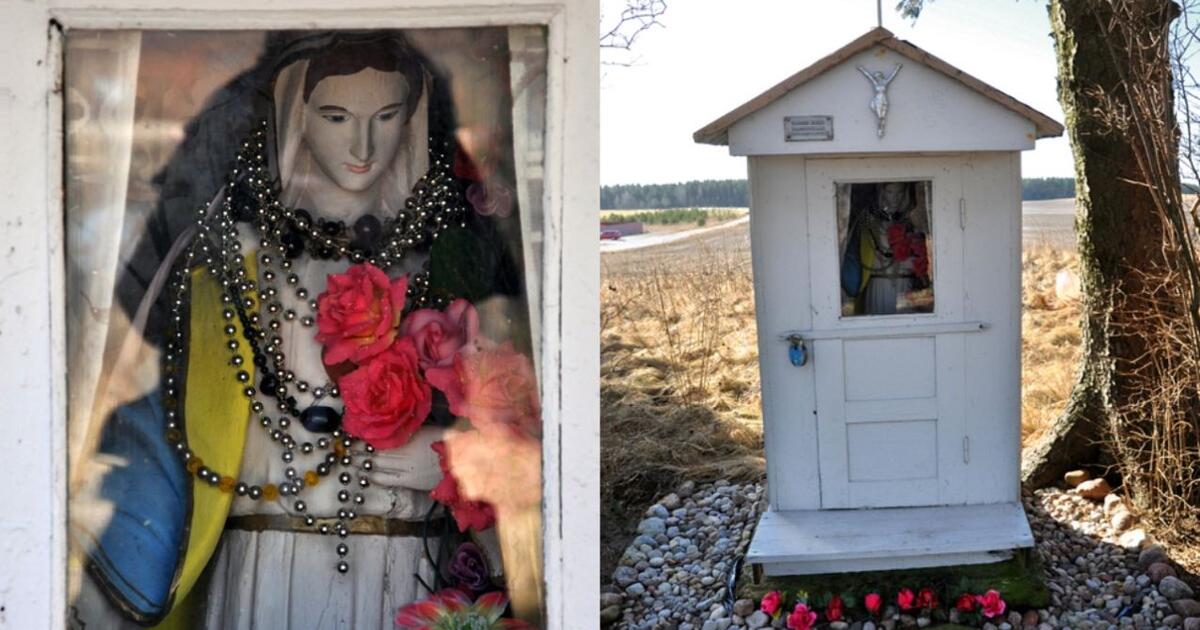 Nesuras policija, nubaus Dievas: išniekinta prie kapinių esanti koplytėlė