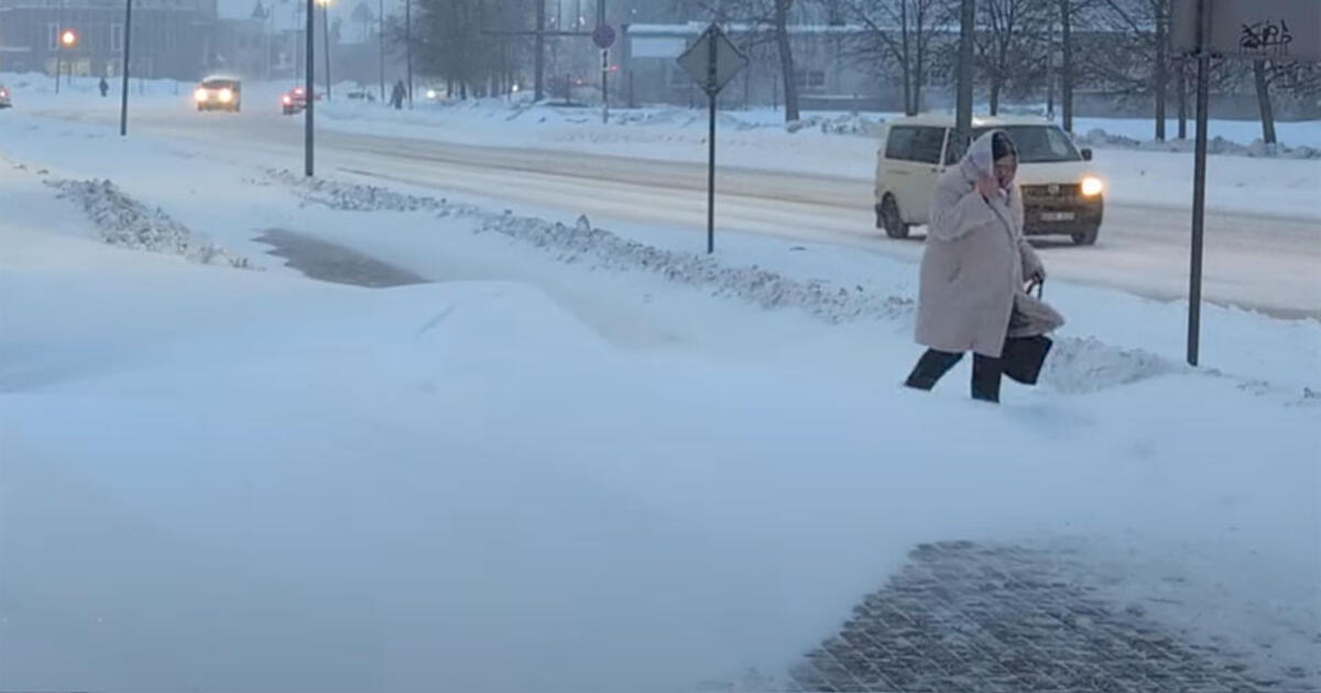 Per naktį Klaipėdą uždengė pusnynai