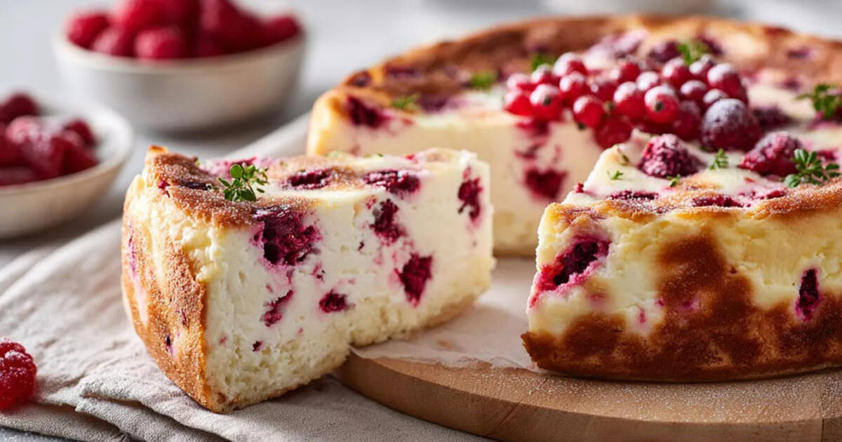 Taip skanu, kad net torto nereikia - tobulas pyragas su varške ir sodo uogomis