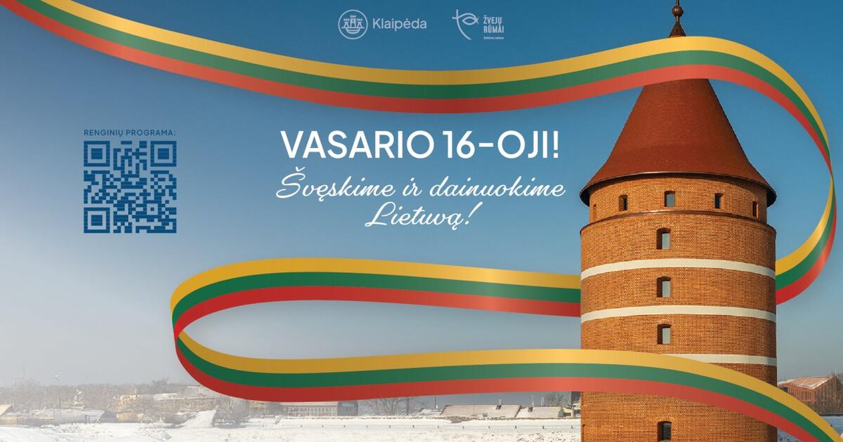 Vasario 16-osios – Lietuvos valstybės atkūrimo dienos renginiai Klaipėdoje