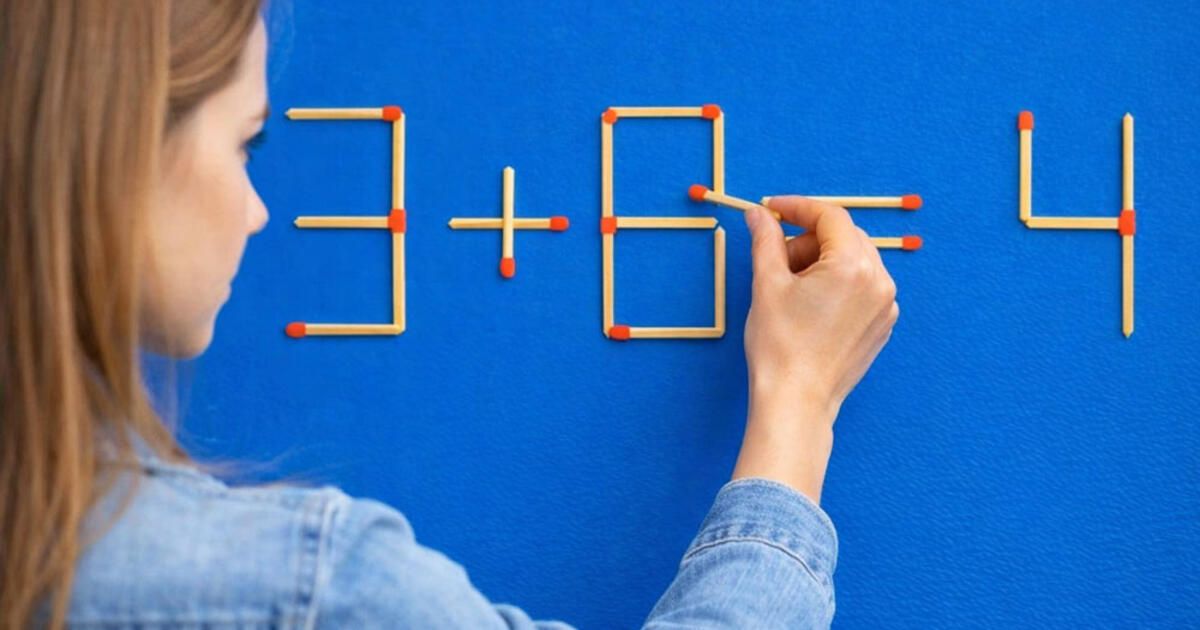 IQ lankstumo testas: kurį degtuką reikėtų pajudinti, norint ištaisyti klaidą?