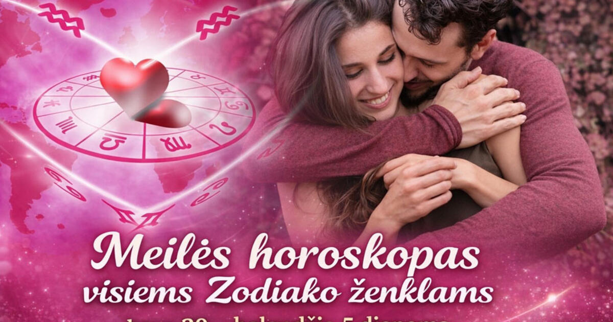 Meilės horoskopas visiems Zodiako ženklams kovo 30 – balandžio 5 dienoms: nuo romantikos, nusivylimų ir meilės nuotykių