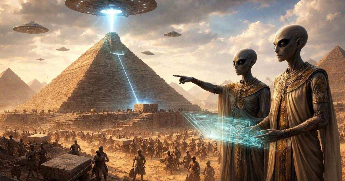 Kodėl žmonės tiki, kad piramides pastatė ateiviai