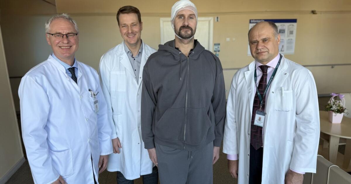 Gydytojai klaipėdiečiui Irmantui atliko itin sudėtingą kaukolės operaciją