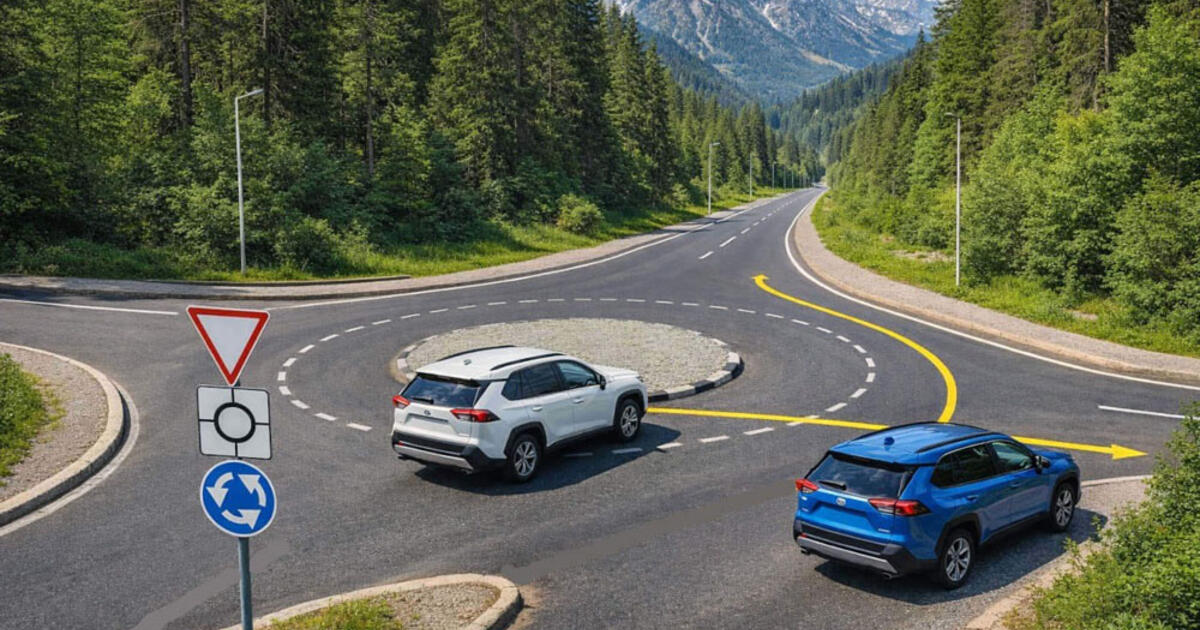 Kas pagal taisykles turi pravažiuoti pirmas išvažiuojant iš žiedinės sankryžos?