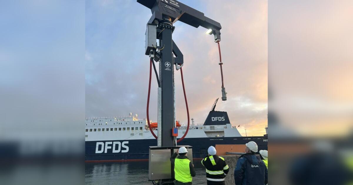 Klaipėdos uoste jau greitai bus tiekiama elektra nuo kranto