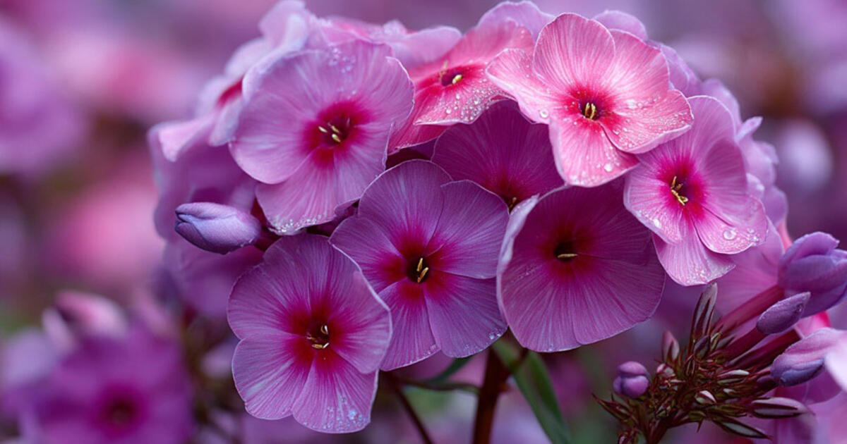 Stambūs, kepurės formos žiedynai su kontrastinga „akute“: ši flioksų veislė taps ryškiu akcentu jūsų gėlyne