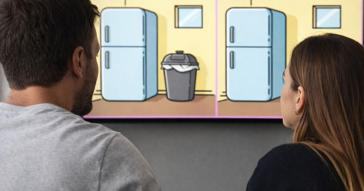 Ar pavyks rasti 3 skirtumus tarp šių šaldytuvų per 15 sekundžių? Išbandykite savo pastabumą!