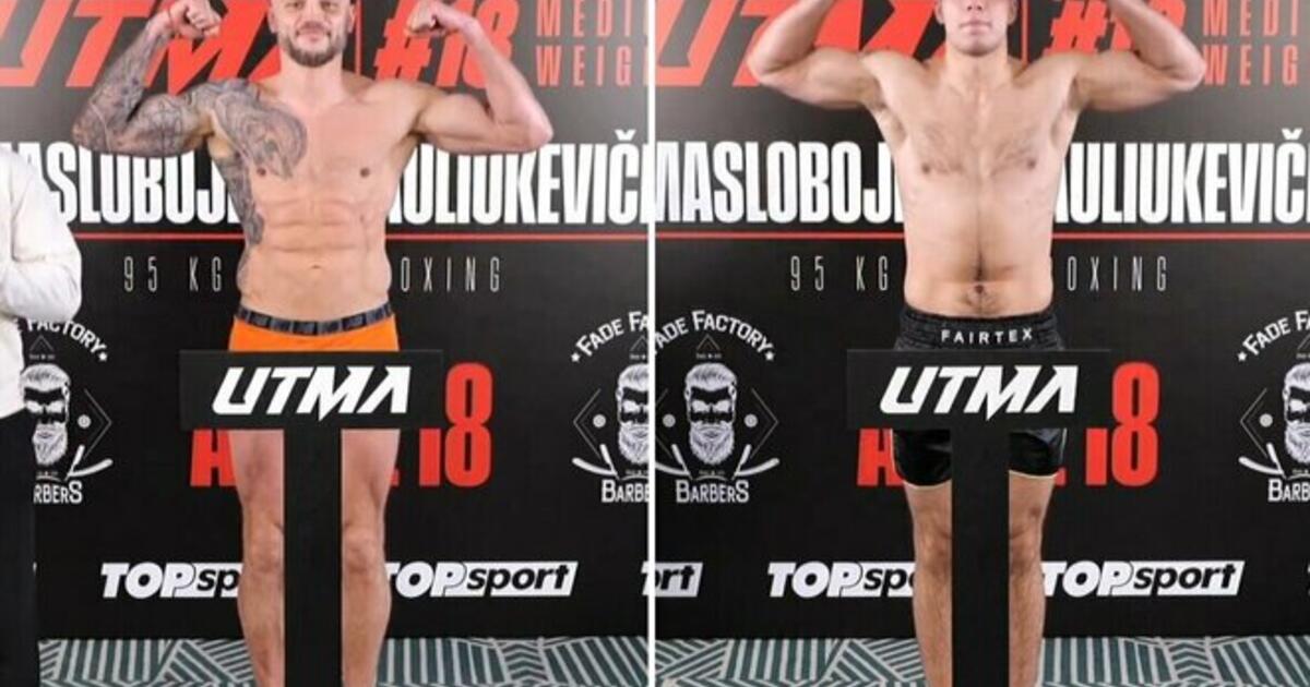 „UTMA 18“ dalyvių medicininiai svėrimai: Pauliukevičius svėrė daugiau nei Maslobojevas