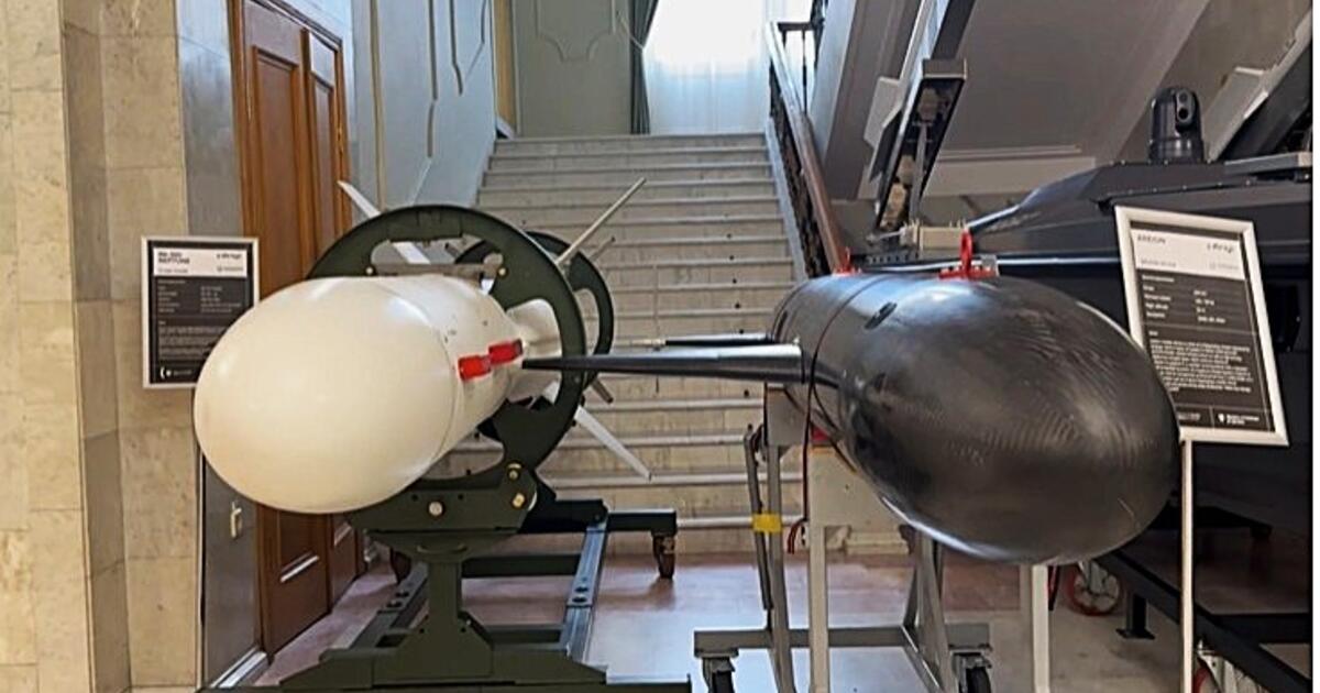 Istorinis pristatymas: pirmą kartą viešai pademonstruota ukrainiečių raketa „Neptūnas“