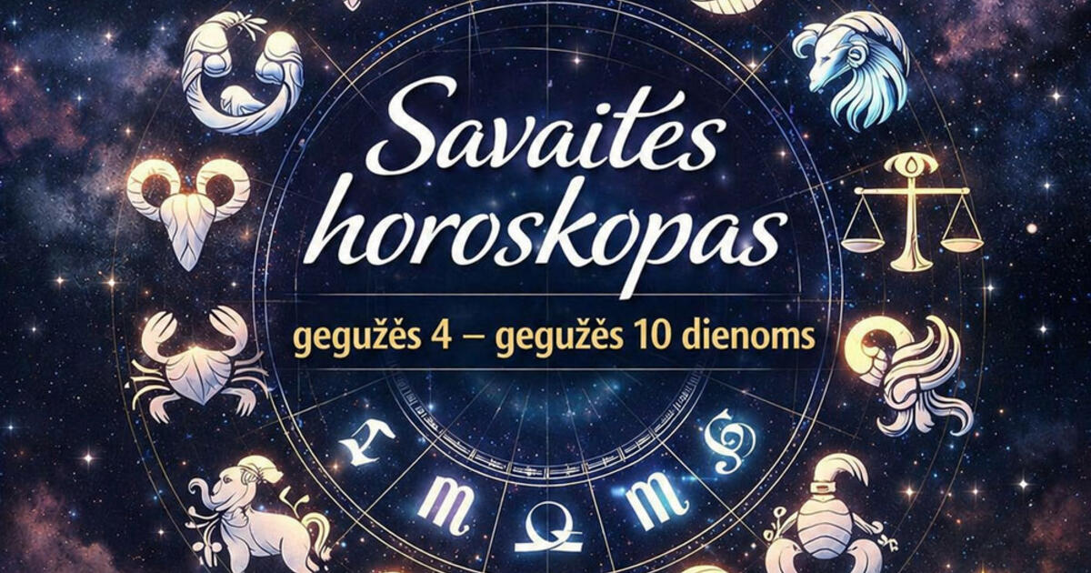 Savaitės horoskopas - gegužės 4 – gegužės 10 dienoms: šią savaitę viskas gali pajudėti greičiau, nei tikėjotės.