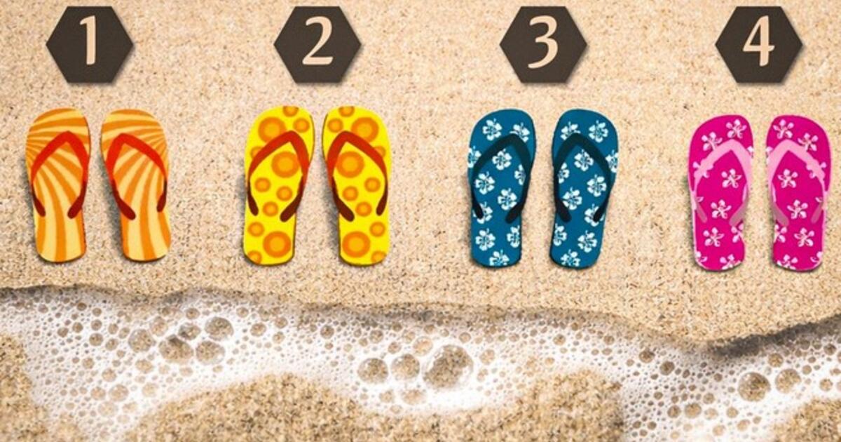 Kokias šlepetes rinktumėtės paplūdimiui: testas atskleis, kur jums reikėtų vykti atostogauti