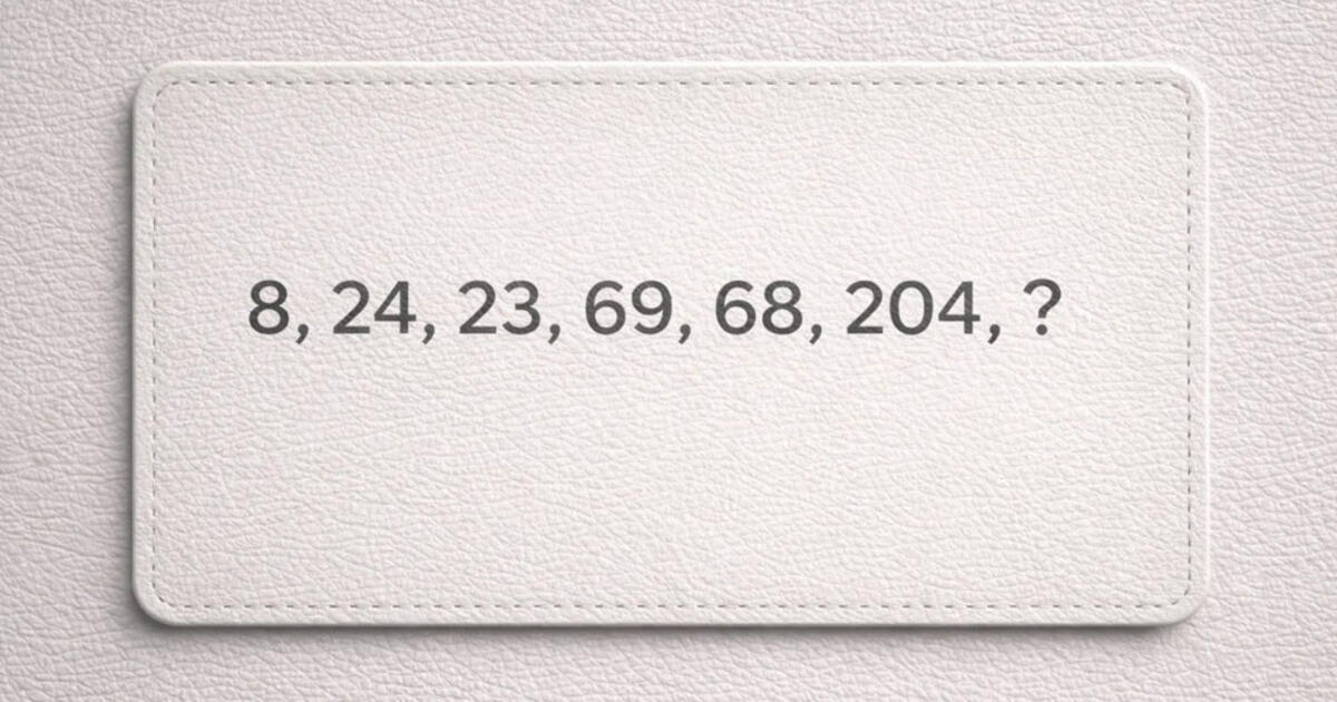 Logikos ir susikaupimo testas: koks skaičius turėtų būti kitas?