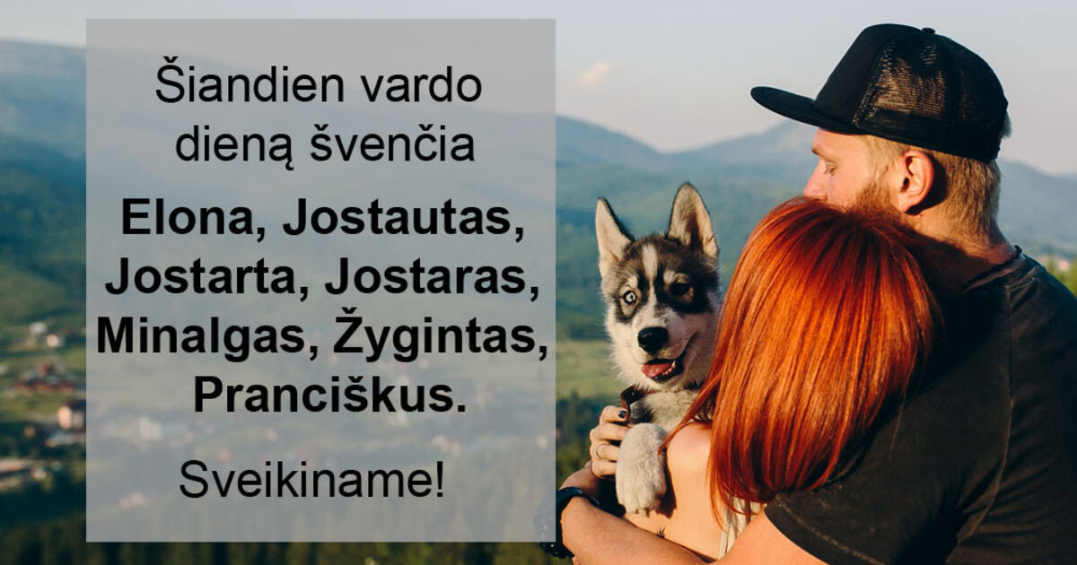 Balandžio 2-ąją vardo dieną švenčia