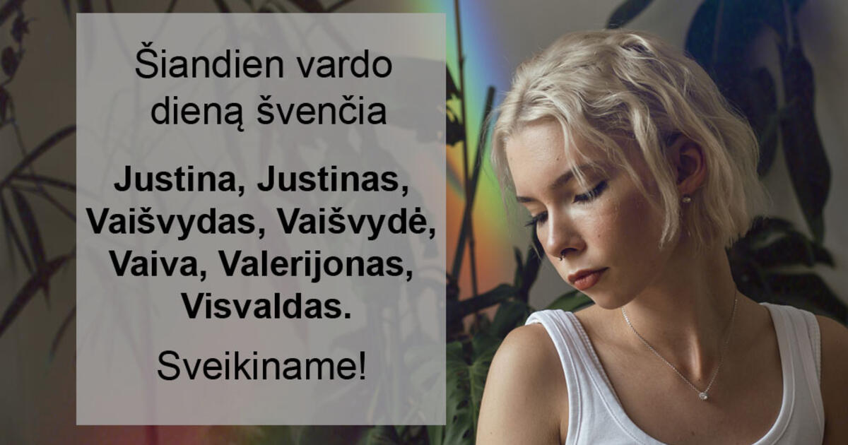 Balandžio 14-ąją vardo dieną švenčia