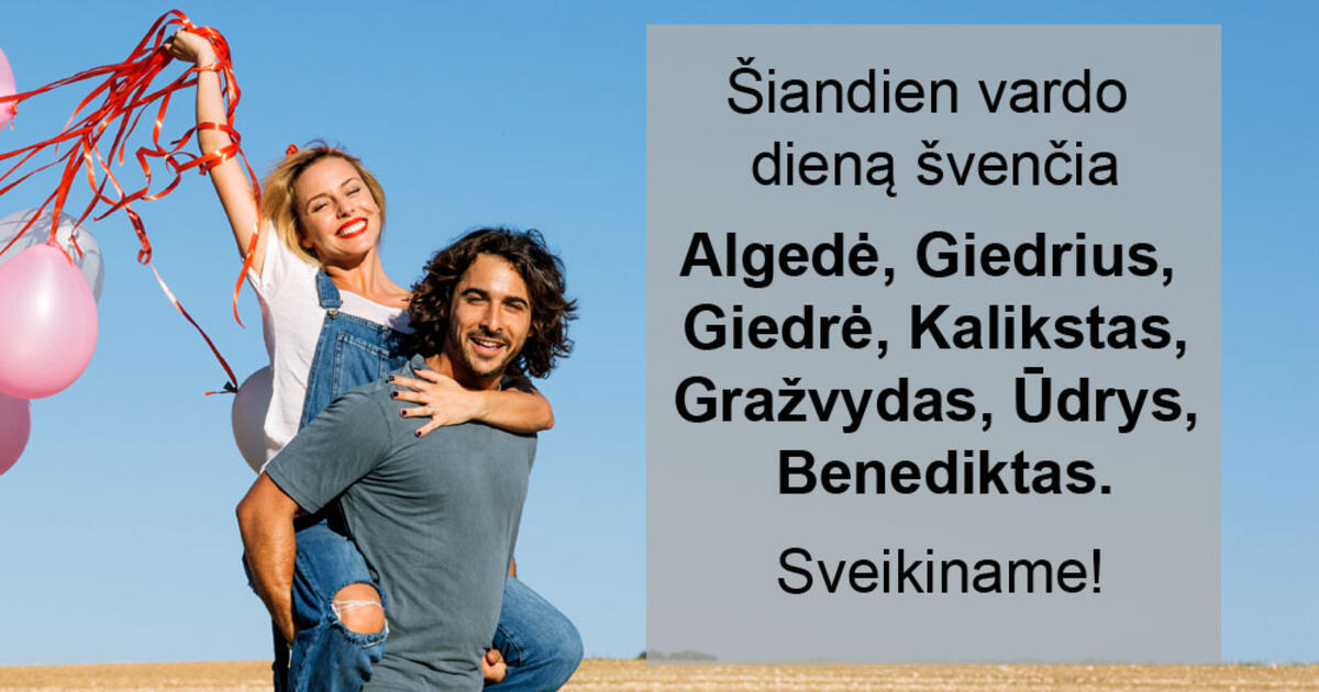 Balandžio 16-ąją vardo dieną švenčia