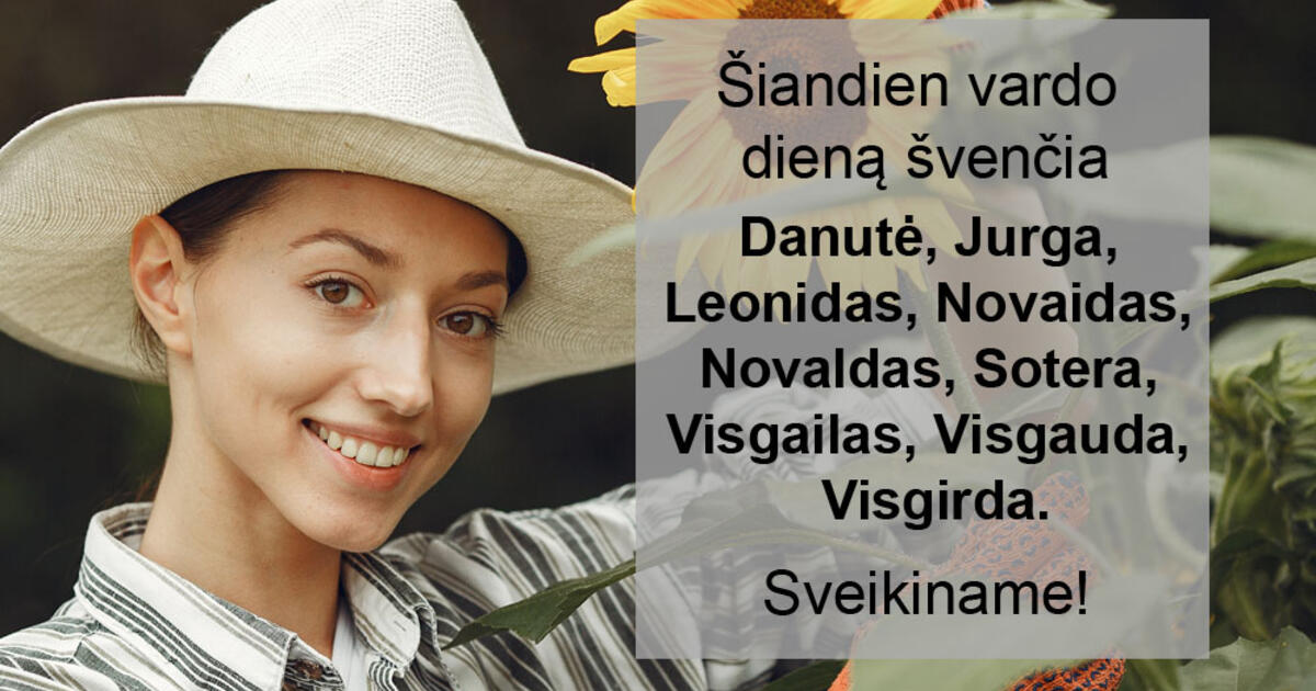 Balandžio 22-ąją vardo dieną švenčia
