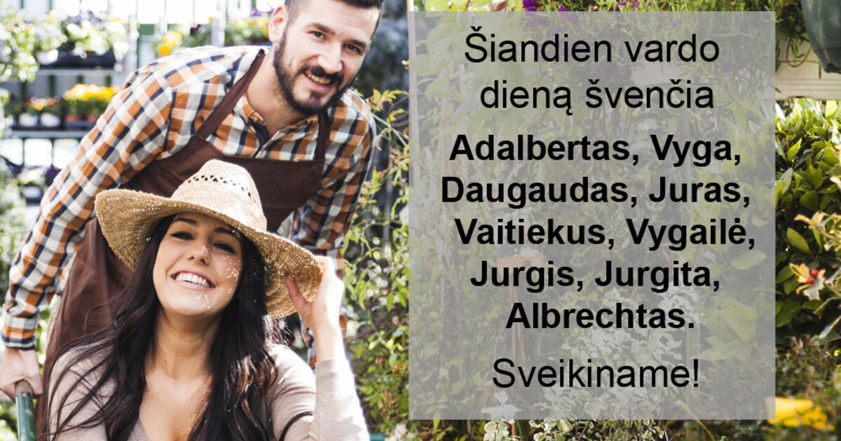 Balandžio 23-iąją vardo dieną švenčia