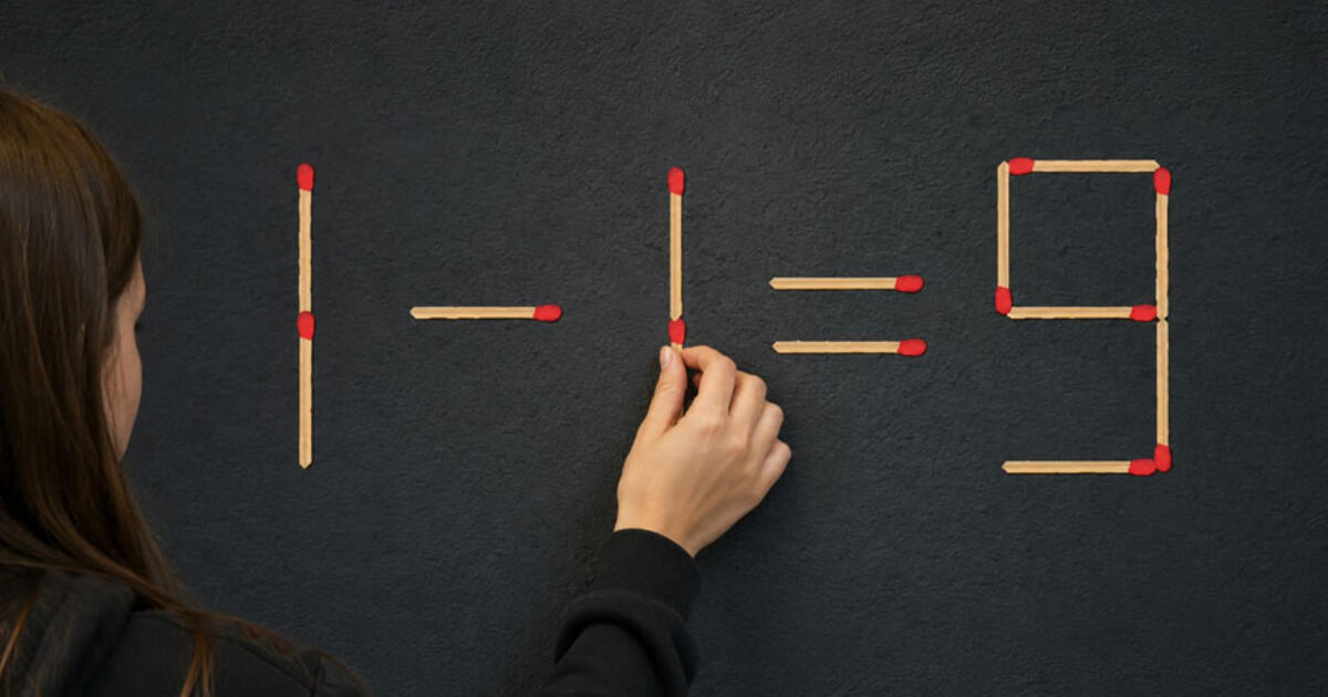 17 sekundžių apmąstymams: ši užduotis su degtukais gali suklaidinti net matematiką