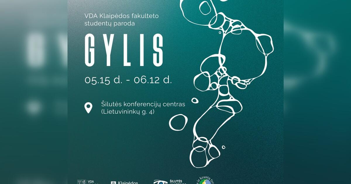 Klaipėdos universitetas kviečia į parodos „Gylis“ atidarymą