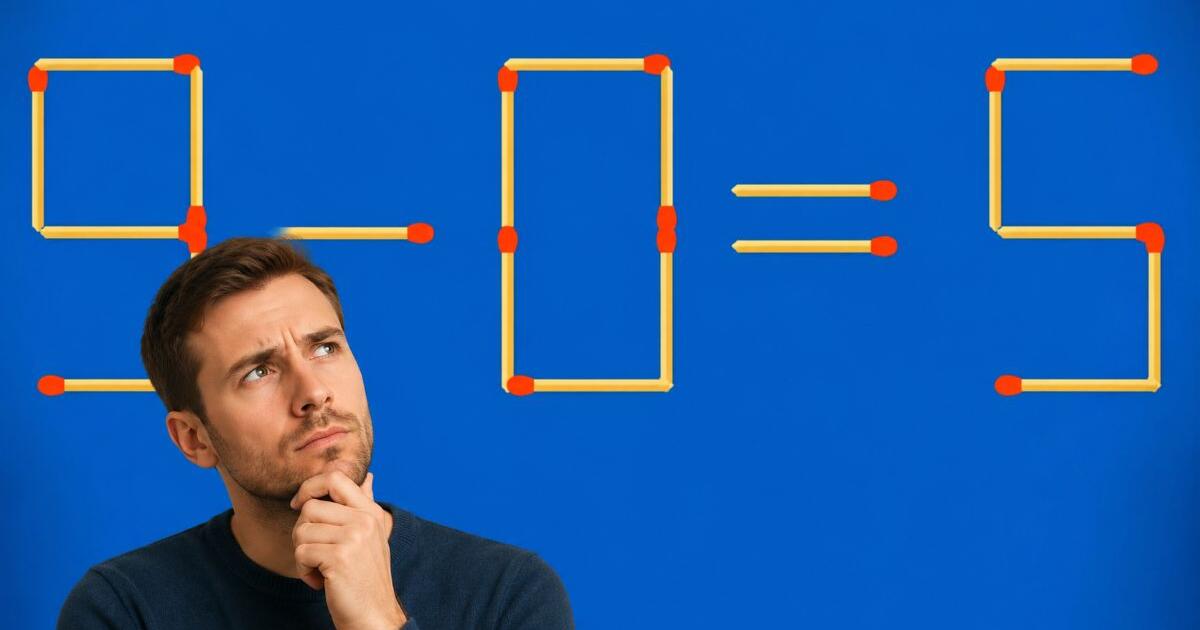Čia matematika bejėgė: šis galvosūkis su degtukais parodo jūsų mąstymo lankstumą