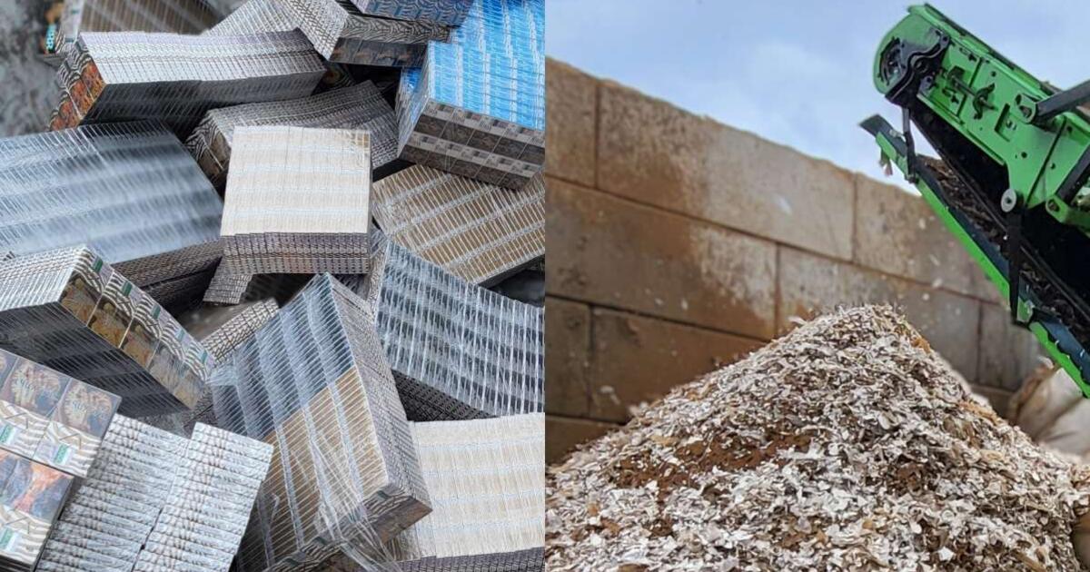 Kontrabandininkai lieja ašaras: susmulkinti keli milijonai cigarečių