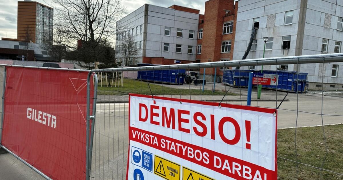 Ligoninės korpuso rekonstrukcija pabrango daugiau nei milijonu