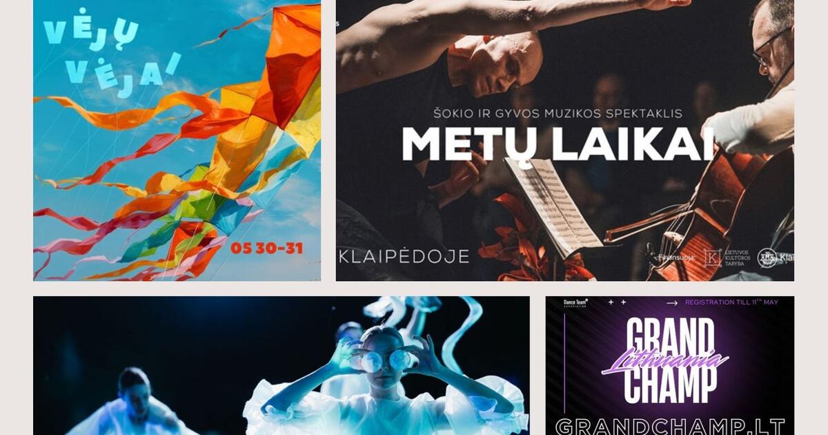 Renginiai Klaipėdoje ir aplink: ką veikti artimiausiomis dienomis
