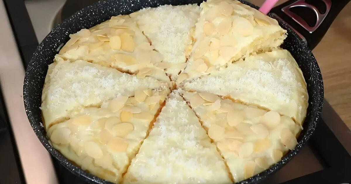 Tortas „Rafaello“: viską sumaišau tiesiai keptuvėje per 5 minutes — ir pateikiu nuostabų desertą prie arbatos