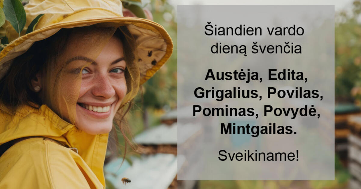 Gegužės 9-ąją vardo dieną švenčia