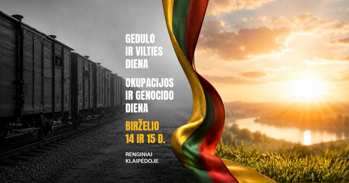 Klaipėda minės Gedulo ir vilties dieną: kviečia į nemokamus 