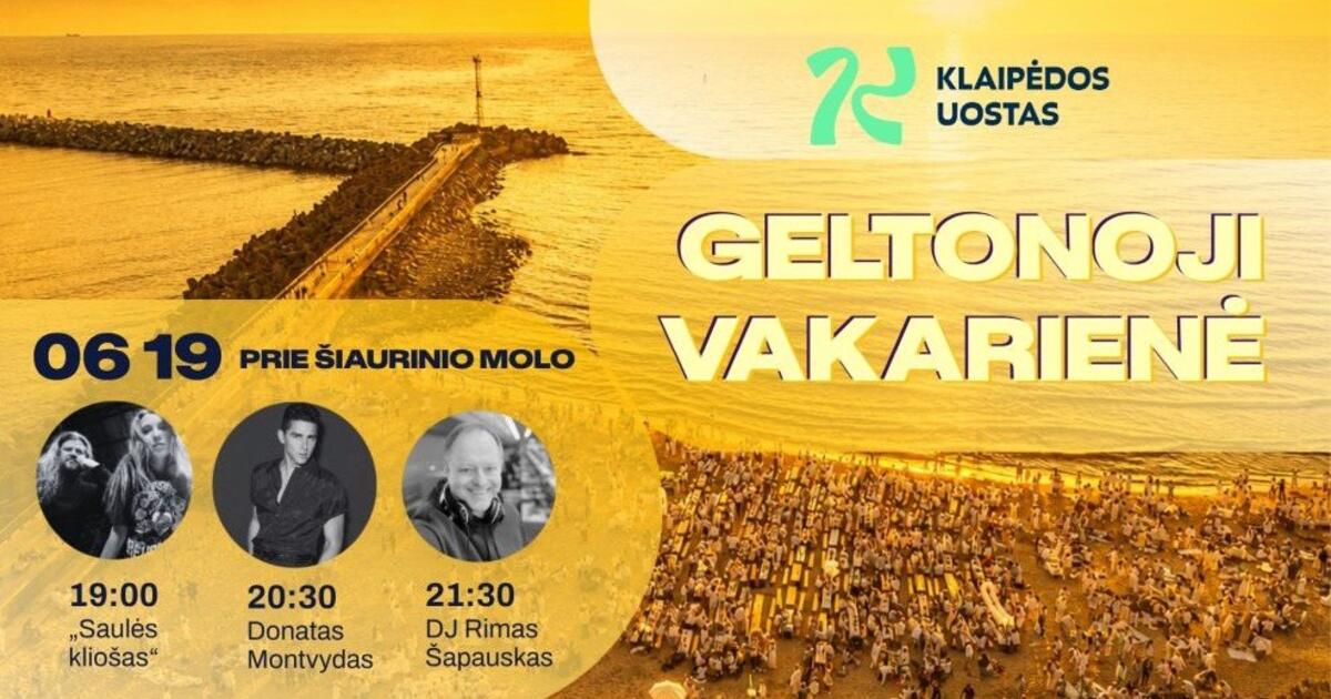 Saulės nušviesta ir šventiška: grįžta Klaipėdos uosto vakari
